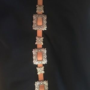 Vintage Brighton Silver with Tan Leather S 1994